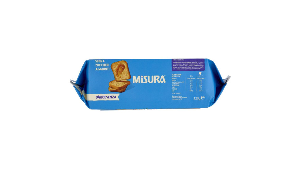 Misura Dolcesenza Fette Biscottate 320 G
