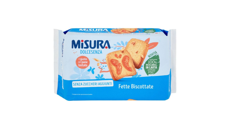 Misura Dolcesenza Fette Biscottate 320 G