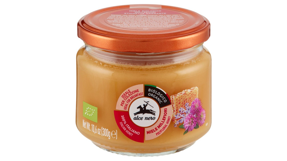 Alce Nero Miele Millefiori 300 G
