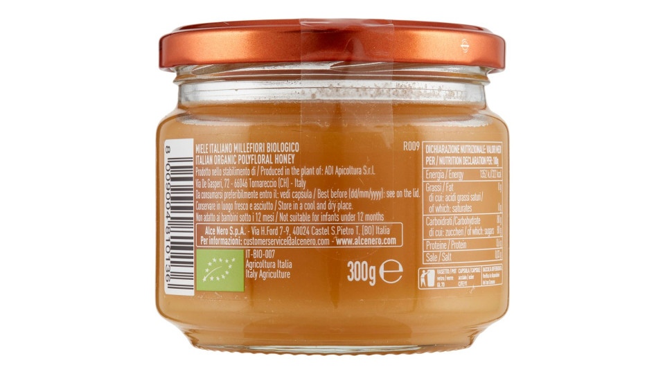 Alce Nero Miele Millefiori 300 G