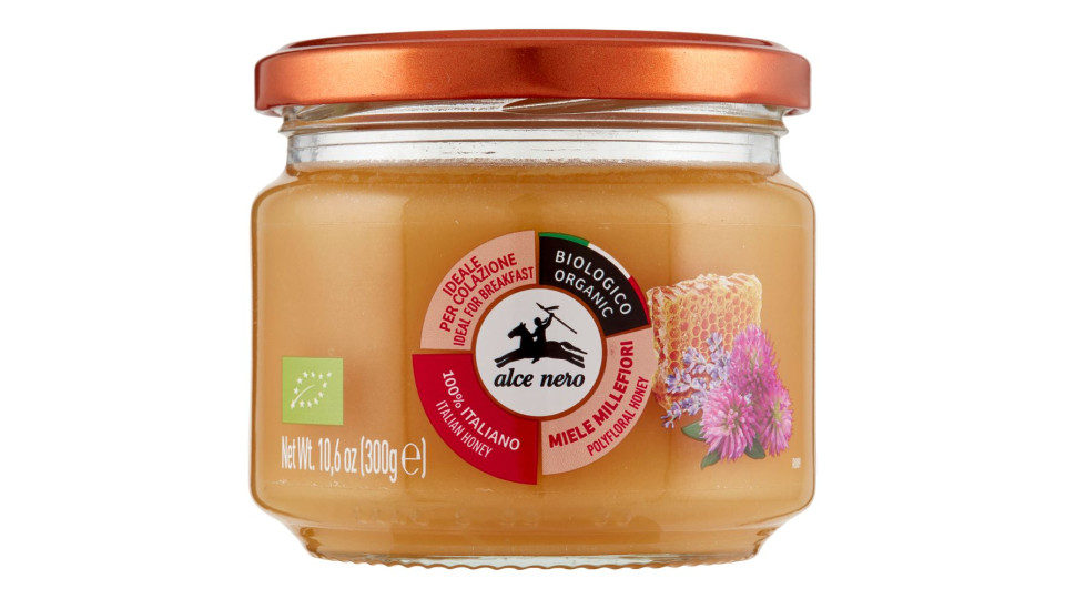 Alce Nero Miele Millefiori 300 G