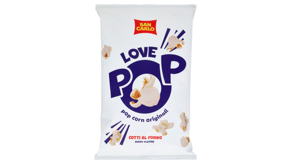 San Carlo Love Pop Pop Corn Originali 100 G