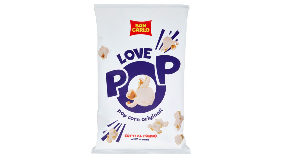 San Carlo Love Pop Pop Corn Originali 100 G