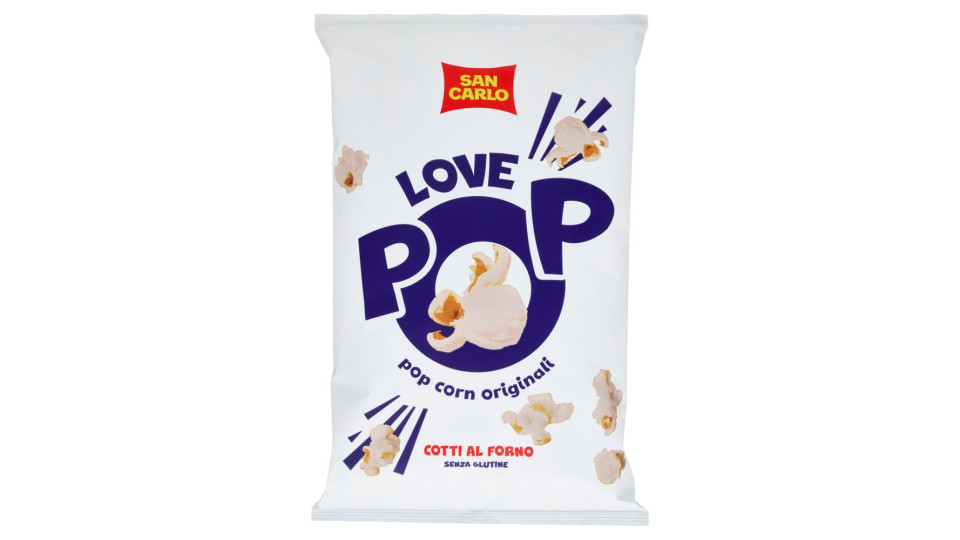 San Carlo Love Pop Pop Corn Originali 100 G