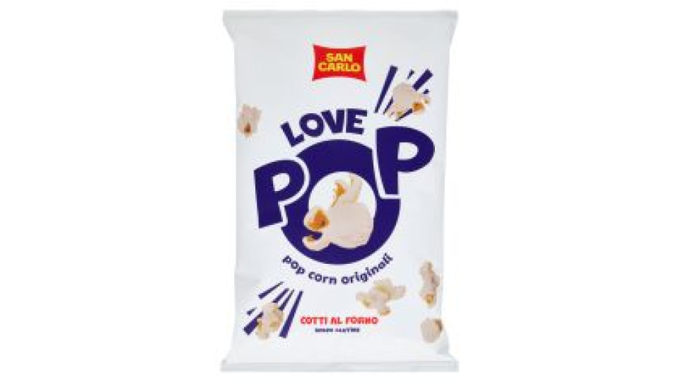 San Carlo Love Pop Pop Corn Originali 100 G