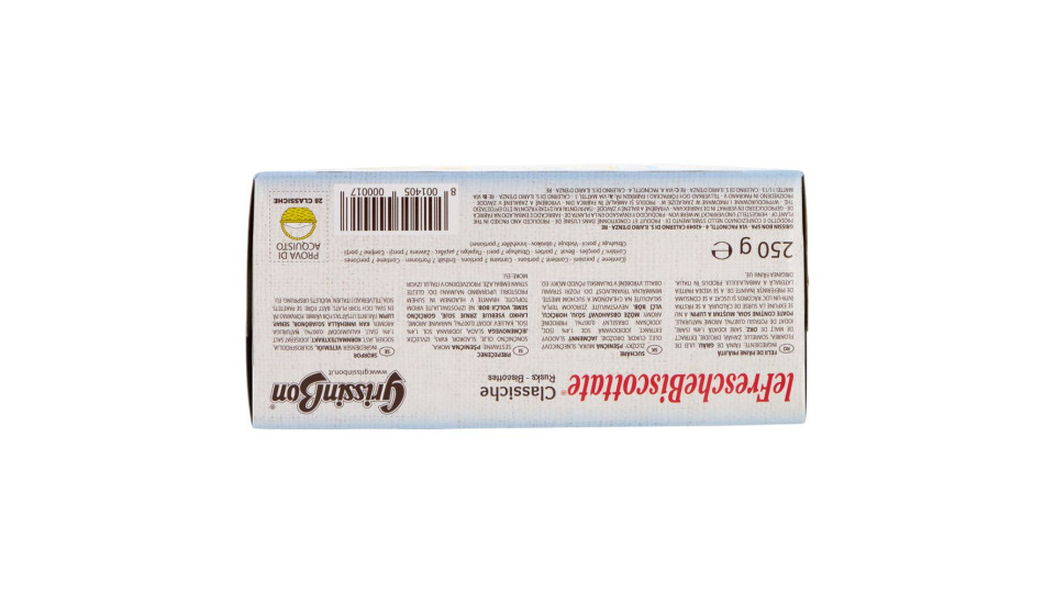Grissinbon Lefreschebiscottate Classiche 250 G