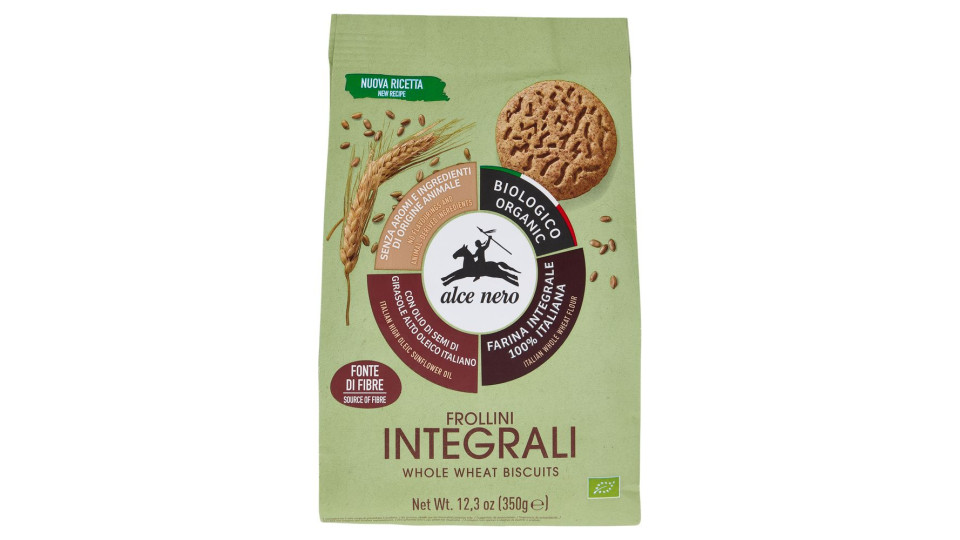 Alce Nero Frollini Integrali 350 G