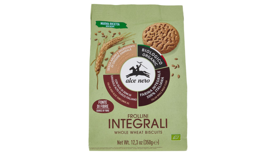 Alce Nero Frollini Integrali 350 G