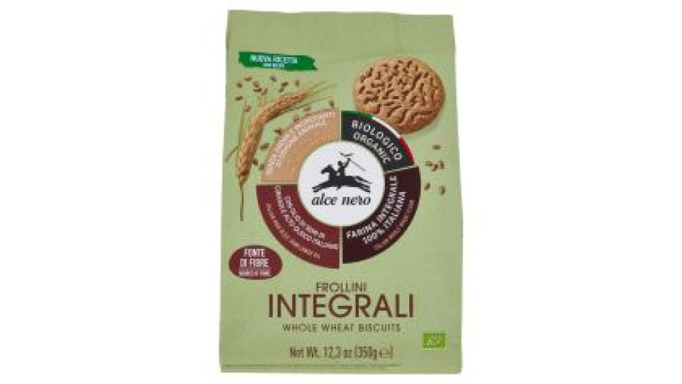 Alce Nero Frollini Integrali 350 G