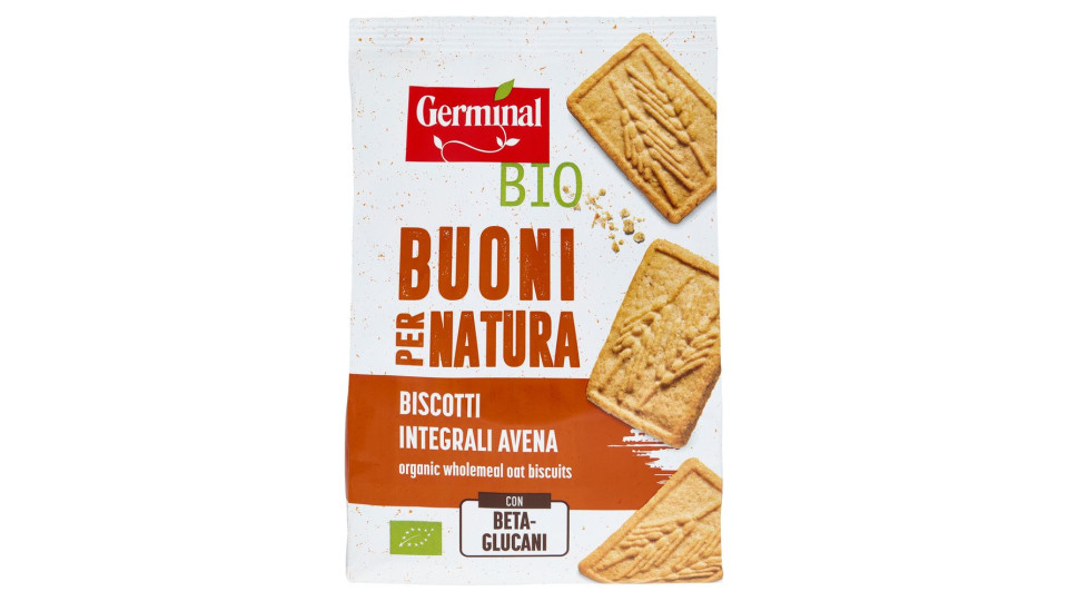 Germinal Bio Buoni Per Natura Biscotti Integrali Avena 300 G