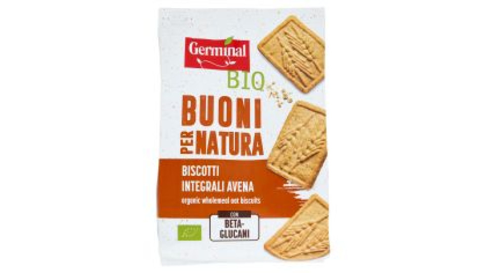 Germinal Bio Buoni Per Natura Biscotti Integrali Avena 300 G