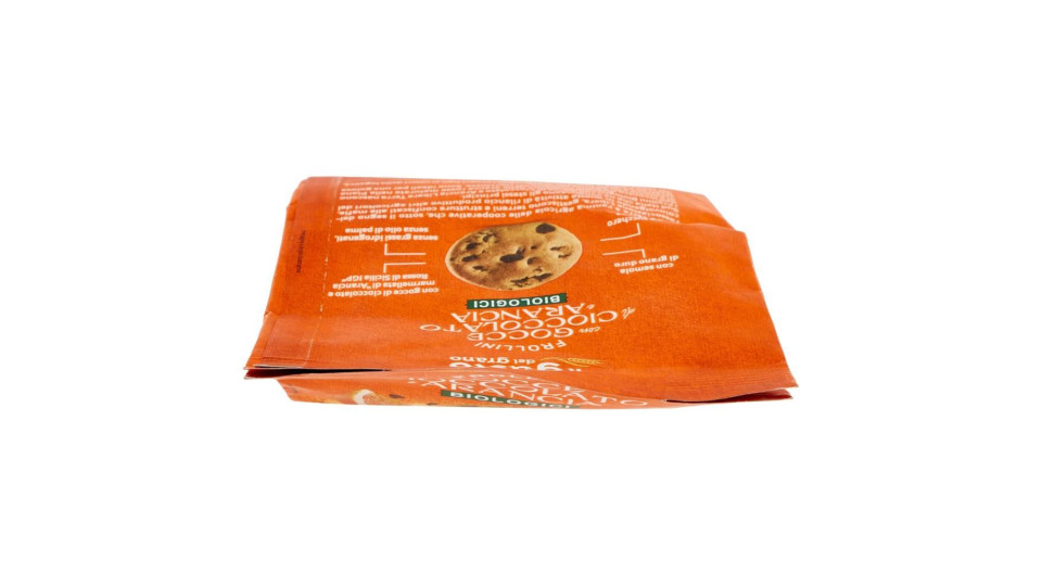 Libera Terra Il Giusto Gusto Del Grano Frollini Con Gocce Di Cioccolato E Arancia Biologici 300 G