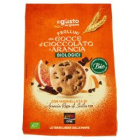 Libera Terra Il Giusto Gusto Del Grano Frollini Con Gocce Di Cioccolato E Arancia Biologici 300 G