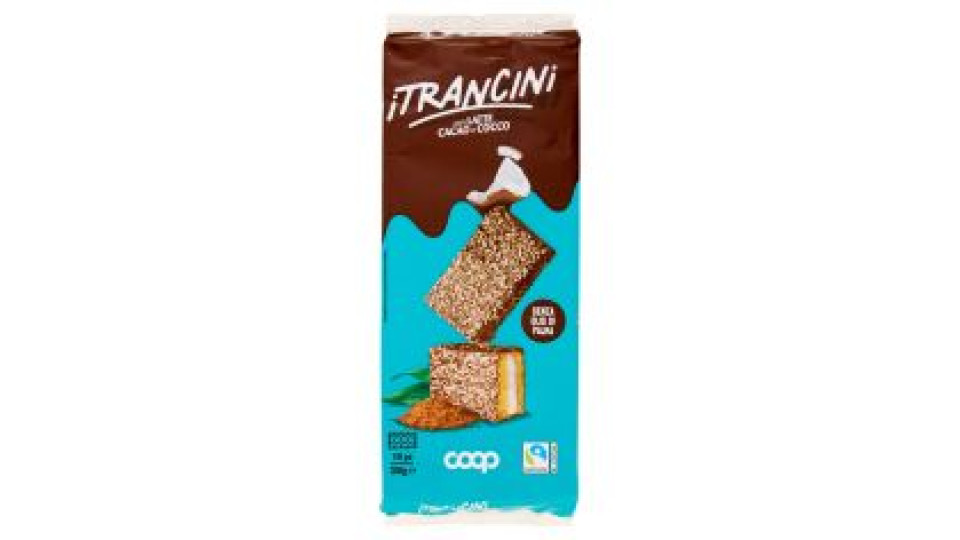 Pan Di Spagna Con Latte Cacao E Cocco I Trancini 10 X 35 G