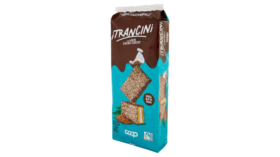 Pan Di Spagna Con Latte Cacao E Cocco I Trancini 10 X 35 G