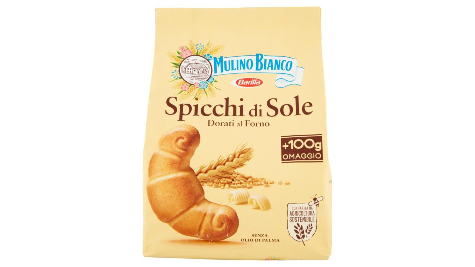 Mulino Bianco Spicchi Di Sole Biscotti Dorati Al Forno 900g