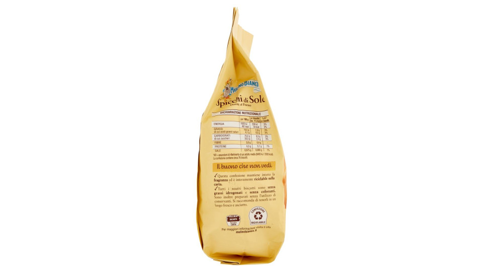 Mulino Bianco Spicchi Di Sole Biscotti Dorati Al Forno 900g