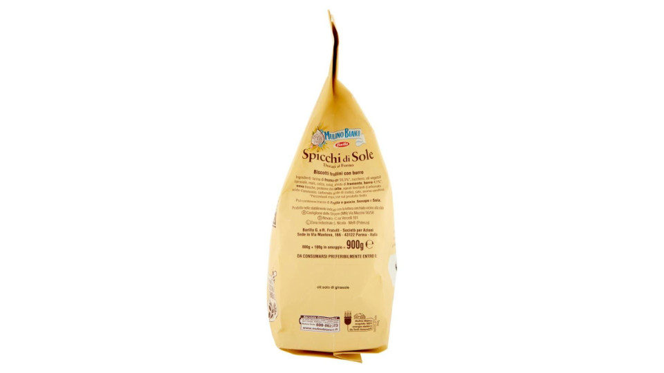 Mulino Bianco Spicchi Di Sole Biscotti Dorati Al Forno 900g