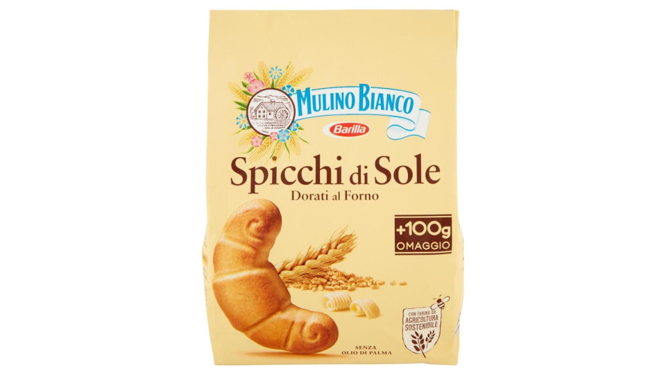 Mulino Bianco Spicchi Di Sole Biscotti Dorati Al Forno 900g
