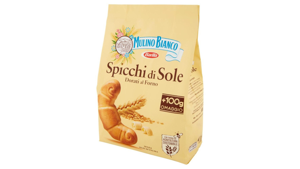 Mulino Bianco Spicchi Di Sole Biscotti Dorati Al Forno 900g