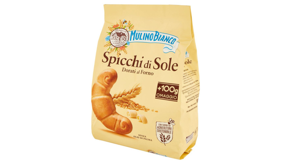 Mulino Bianco Spicchi Di Sole Biscotti Dorati Al Forno 900g