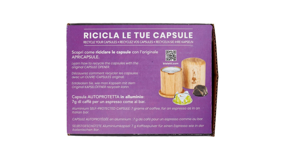 Bialetti Caffè D'italia Espresso Bar Milano 72 Capsule 72 X 7 G