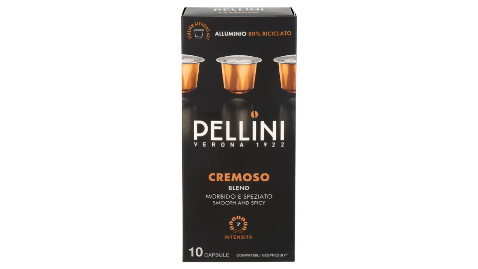 Pellini Cremoso Compatibili Nespresso* 10 Capsule 55 G