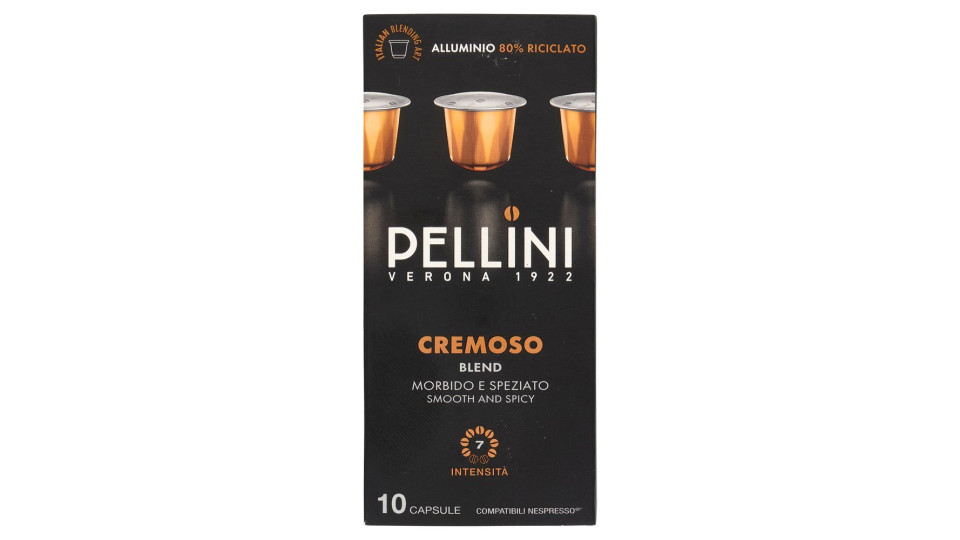 Pellini Cremoso Compatibili Nespresso* 10 Capsule 55 G