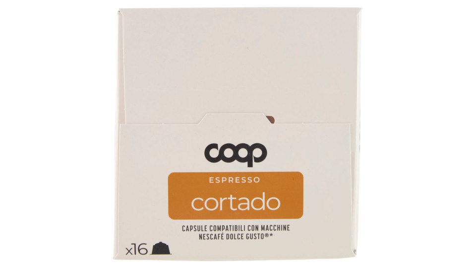 Espresso Cortado Capsule Compatibili Con Macchine Nescafé Dolce Gusto* 16 Capsule 100,8 G