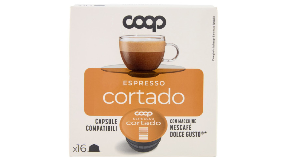 Espresso Cortado Capsule Compatibili Con Macchine Nescafé Dolce Gusto* 16 Capsule 100,8 G