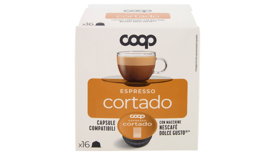 Espresso Cortado Capsule Compatibili Con Macchine Nescafé Dolce Gusto* 16 Capsule 100,8 G