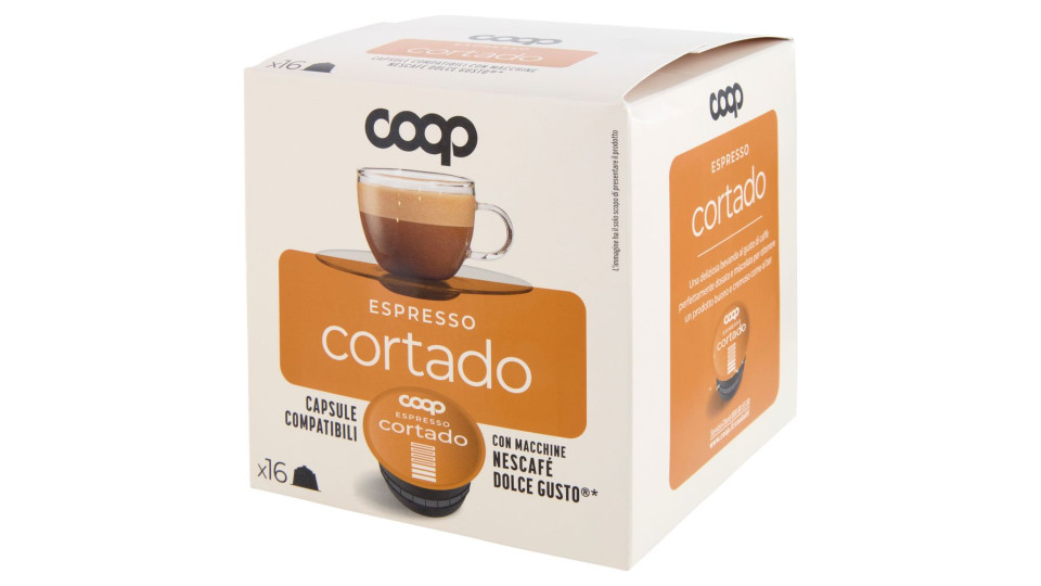Espresso Cortado Capsule Compatibili Con Macchine Nescafé Dolce Gusto* 16 Capsule 100,8 G
