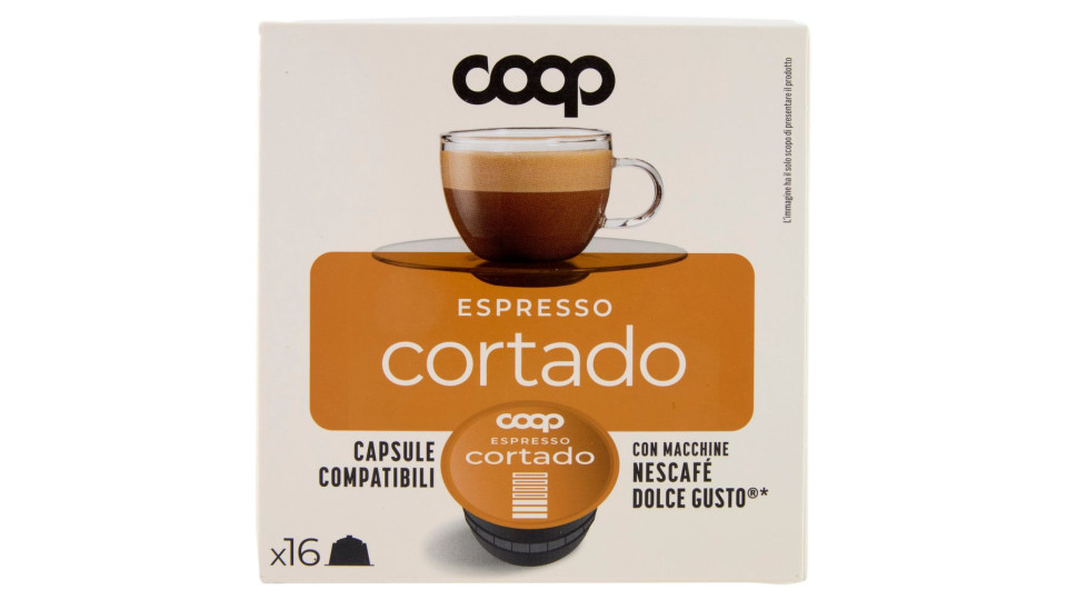Espresso Cortado Capsule Compatibili Con Macchine Nescafé Dolce Gusto* 16 Capsule 100,8 G