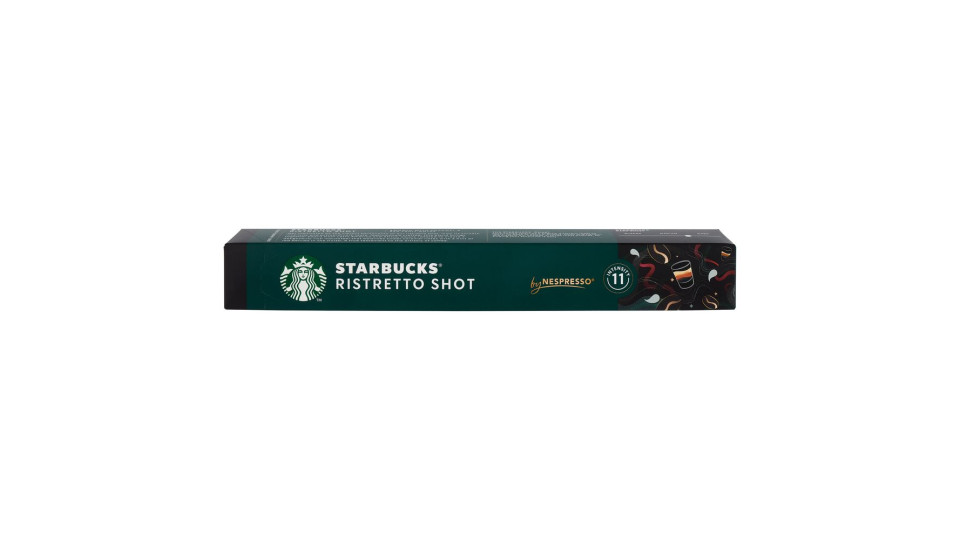 Starbucks Ristretto Shot By Nespresso Caffè Ristretto 10 Capsule 57g