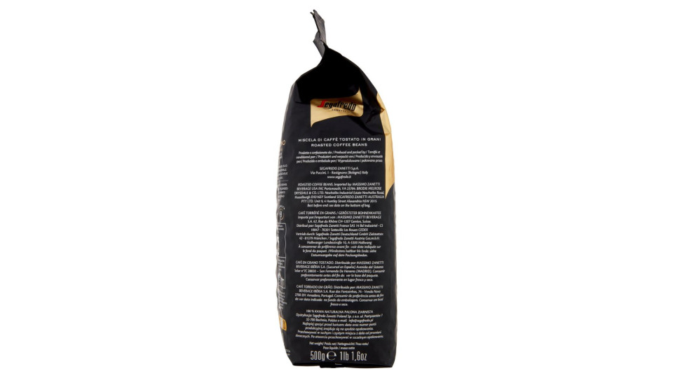 Segafredo Zanetti Espresso Supremo 100% Arabica In Grani 500 G