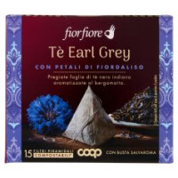 Tè Earl Grey Con Petali Di Fiordaliso Filtri Piramidali Compostabili* 15 X 2 G