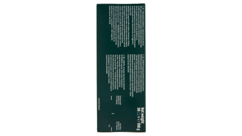 Starbucks Espresso Roast By Nespresso Caffè 36 Capsule 198g