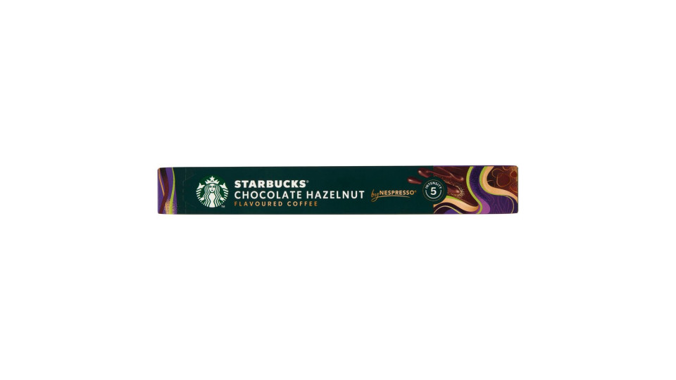 Starbucks Chocolate Hazelnut By Nespresso Caffè Con Aroma Cioccolato E Nocciola 10 Capsule 51g