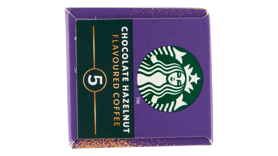 Starbucks Chocolate Hazelnut By Nespresso Caffè Con Aroma Cioccolato E Nocciola 10 Capsule 51g