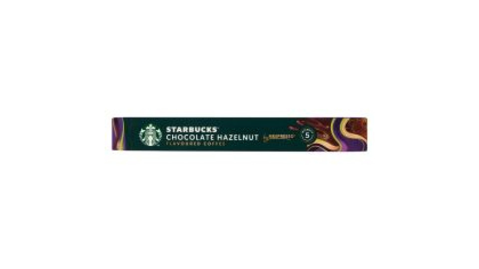 Starbucks Chocolate Hazelnut By Nespresso Caffè Con Aroma Cioccolato E Nocciola 10 Capsule 51g
