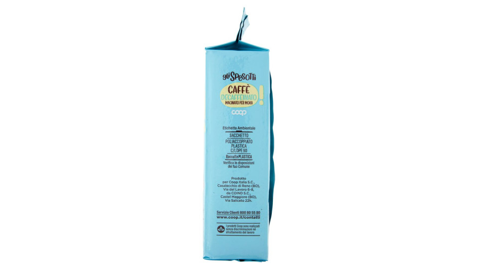 Caffè Decaffeinato Macinato Moka 250 G