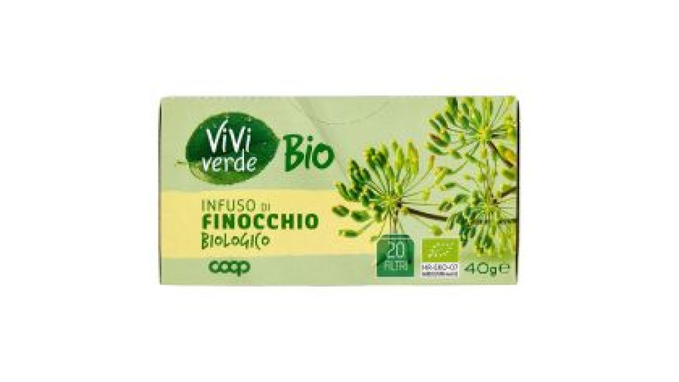 Infuso Di Finocchio Biologico 20 Filtri 40 G