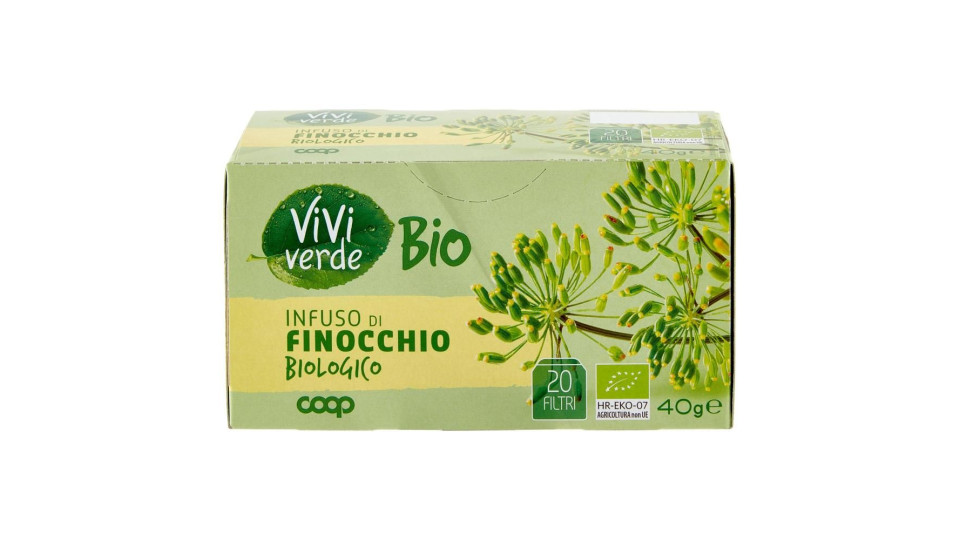 Infuso Di Finocchio Biologico 20 Filtri 40 G