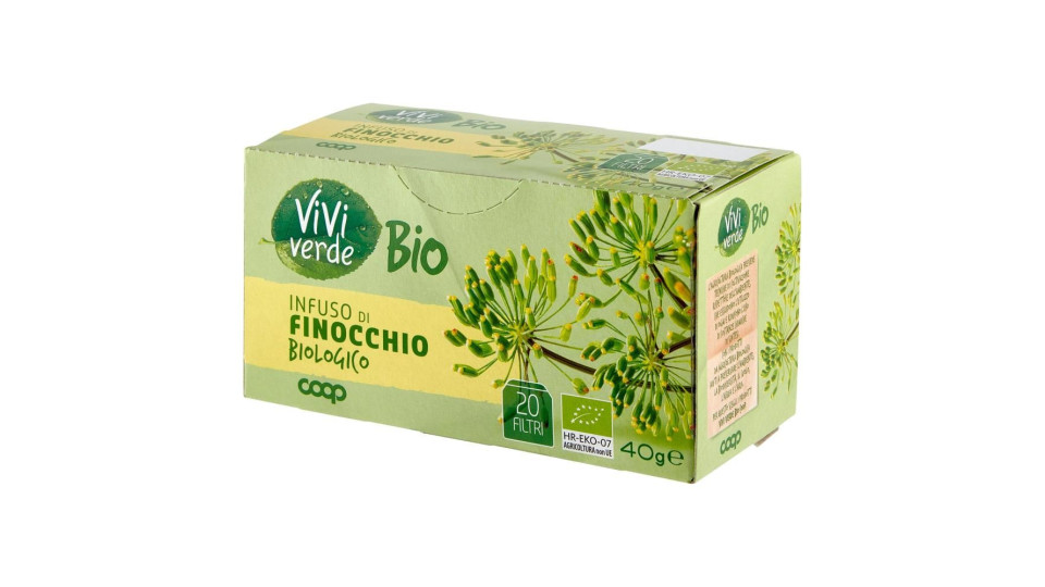 Infuso Di Finocchio Biologico 20 Filtri 40 G