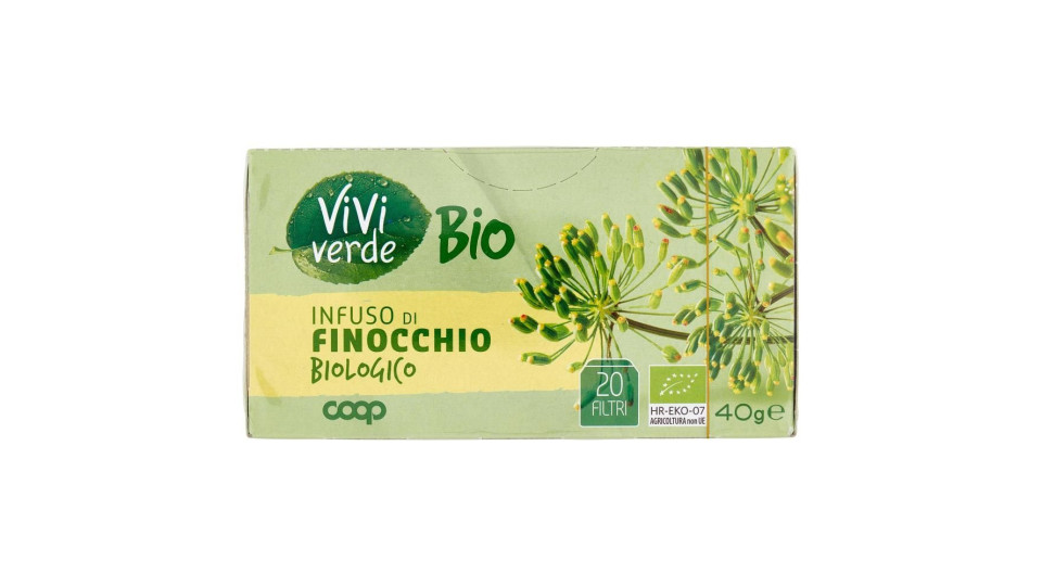 Infuso Di Finocchio Biologico 20 Filtri 40 G