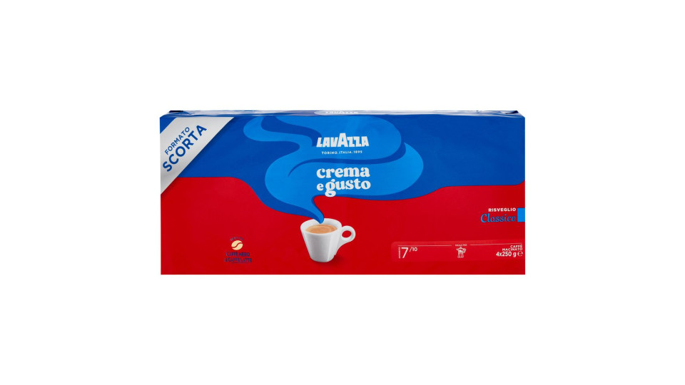 Lavazza Crema E Gusto Classico Caffè Macinato 2 X 250 G