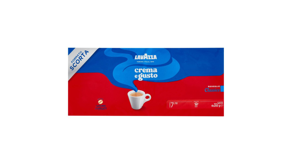 Lavazza Crema E Gusto Classico Caffè Macinato 2 X 250 G