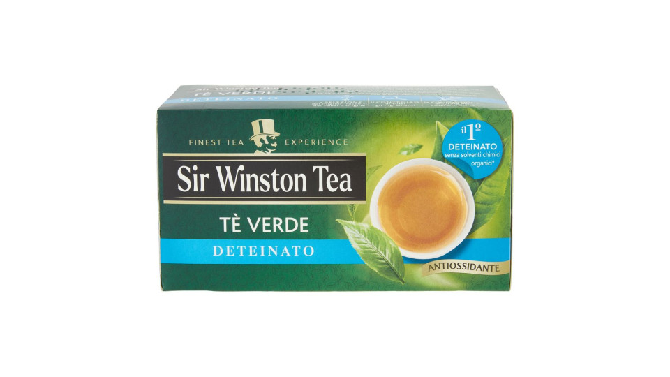 Sir Winston Tea Tè Verde Deteinato 20 X 1,75 G