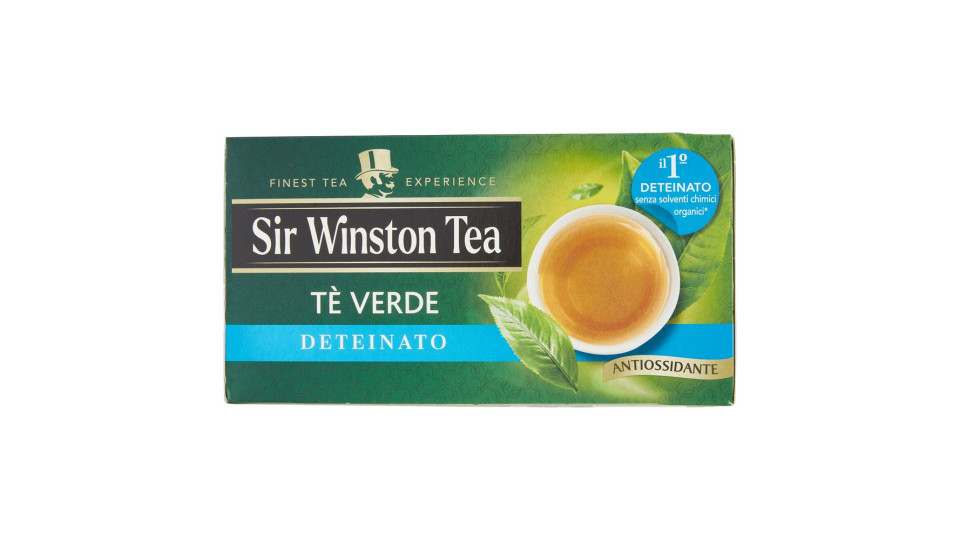 Sir Winston Tea Tè Verde Deteinato 20 X 1,75 G