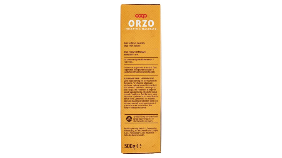 Orzo Tostato E Macinato 500 G
